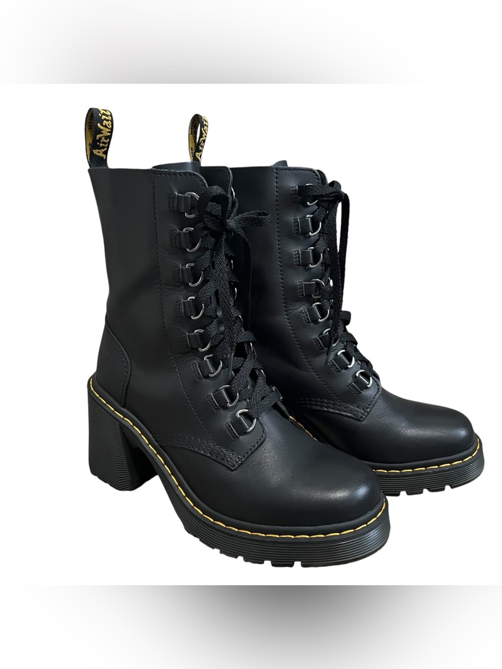 Dr. Marten Chesney heeled boots size 10 women’s